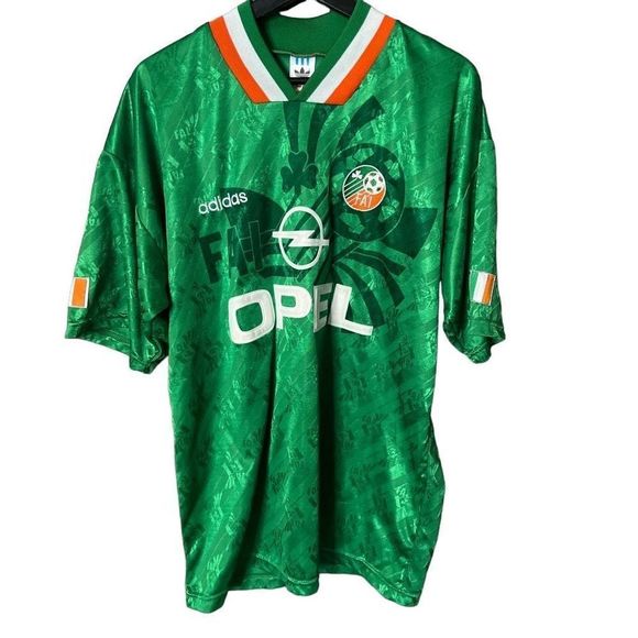 VTG 1994 Adidas Ireland Home Jersey Large - Picture 1 of 5